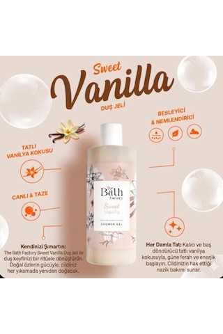The Bath Factory Vanilya Aromalı Vücut Şampuanı
