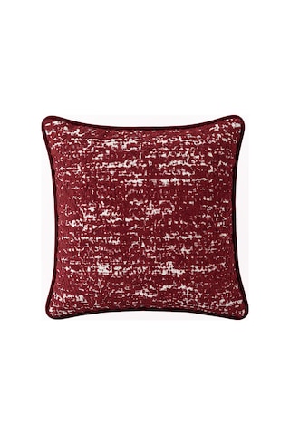 "carmine" Dokulu Kırlent Kılıfı - 45x45 - Bordo "carmine" Dokulu Kırlent Kılıfı - 45x45 - Bordo