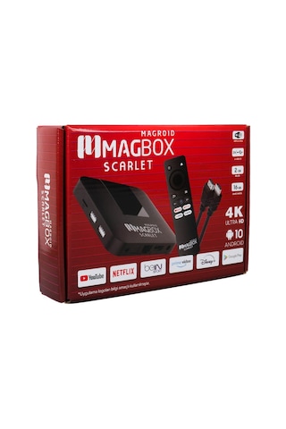 Ayt Magbox Magroid Scarlet 16 Gb Hdd 2 Gb Ram 2.4g H313 Cpu Android Tv Box İ P Tv Destekli