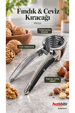 Bymyhand Metal Ceviz Ve Fındık Kıracağı