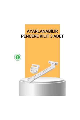 Nrzsnt Pencere Cam Emniyet Kilidi Açılma Sınırlayıcı Set