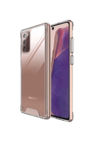 Samsung Uyumlu Galaxy Note 20 Kilif Seffaf Sararmaz Gard Silikon 367522968