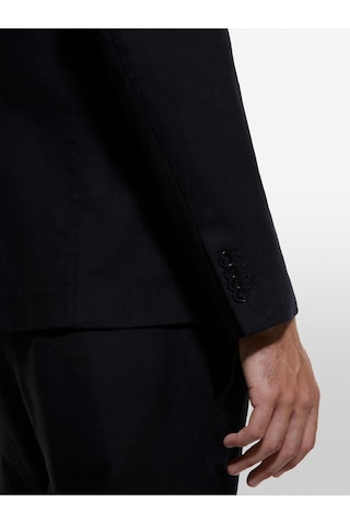 Sisley %100 Pamuk Şerit Cep Detaylı Rahat Kesim Kruvaze Ceket Erkek Siyah Ceket - 324a2wmdsw020