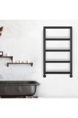800x500mm Paslanmaz Çelik Havlupan Ngiht Black Trendy