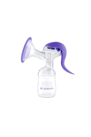 Lansinoh Breast Pump Manuel Tekli Göğüs Pompası Mor