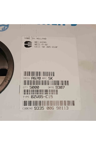 Bzv85c15 15v Phılıps Zener Diyot 50 Adet