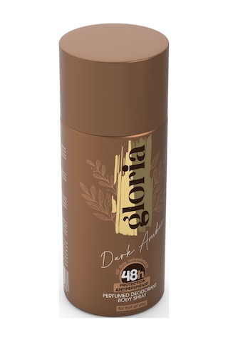 Gloria Perfume Dark Amber Antiperspirant 48h Unisex Deodorant 150 Ml