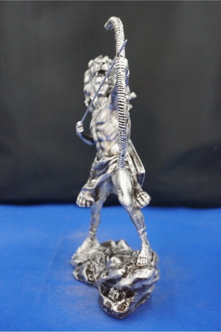 Herkül Antik Yunan Kahramanı Heykeli- 27 Cm Herakles Biblo Ev Ofis Hediyelik Gümüş