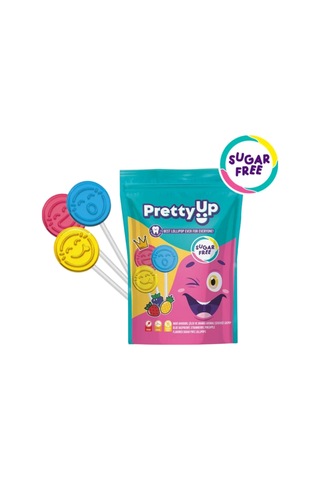 Pretty Up Diş Dostu Şekersiz Yassı Lolipop 2'li 10 x 5.5 G