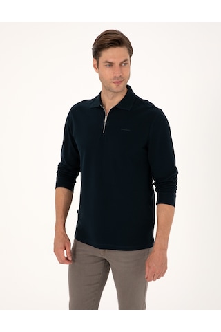 Pierre Cardin Erkek Lacivert Sweatshirt 50314046-vr033 Lacivert