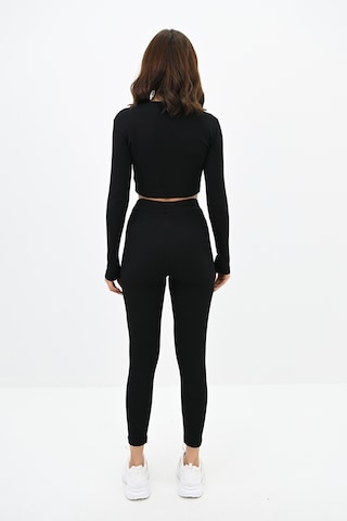 Koza Butik Kadın Kaşkorse Crop Tayt Takım 3727-23 001