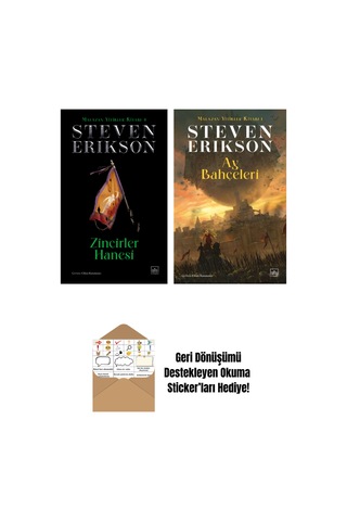 Zincirler Hanesi Malazan Yitikler Kitabı 4 Ciltli + Ay Bahçeleri Malazan Yitikler Kitabı 1