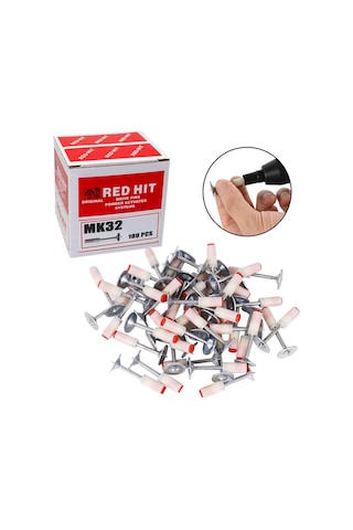 Red Hit Mk32 Pul Başlı Barutlu Çivi 32 Mm 100 Lü Paket