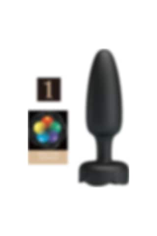 Lilitu Shop Usb'den Manyetik Şarjlı 10 Farklı Titreşimli İleri Geri Hareketli 5 Led Işıklı Silikon Anal Plug - Tarion