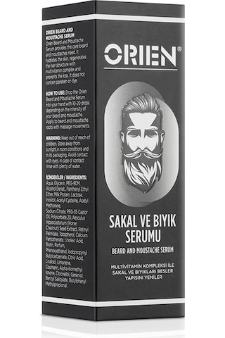 Orien Sakal ve Bıyık Serumu 50  ML