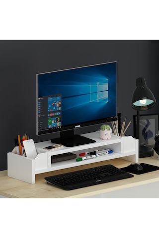 Çınar Monitör Yükseltici Beyaz-beyaz