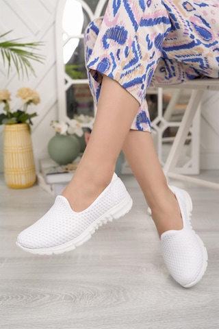 Nesil Shoes Dvm 901 Beyaz Anatomik Esnek Kadın Yürüyüş Ayakkabısı-beyaz Beyaz
