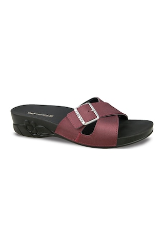 Ceyo Ceyonomi Flora-11 Kadın Terlik Bordo