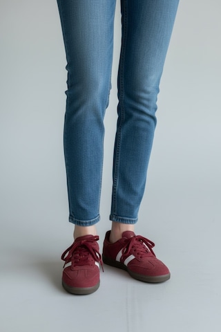 Kadın Spor Ayakkabı Sneaker Günlük , Yürüyüş Koşu Spor Ayakkabı - Bordo