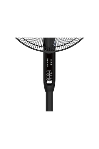 Goodhome 40 Cm Siyah Ayaklı Vantilatör, 3 Hız Kademeli, Uzaktan Kumandalı, 7 Saat Zamanlayıcılı, 82