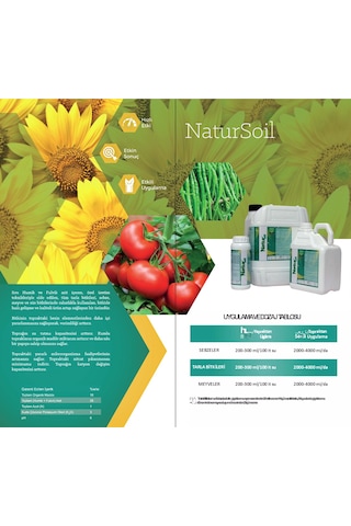 Natursoil Humik Ve Fulvik Asit İçerikli Organik Sıvı Gübre 5 L