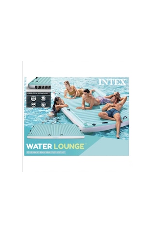 Intex 56289 Lüks Tutunmalı Ada Yatak 310x183 Cm Mavi