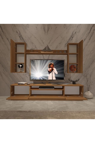 Decoraktiv Trendstyle 5ds Mdf Tv Ünitesi Tv Sehpası Ceviz