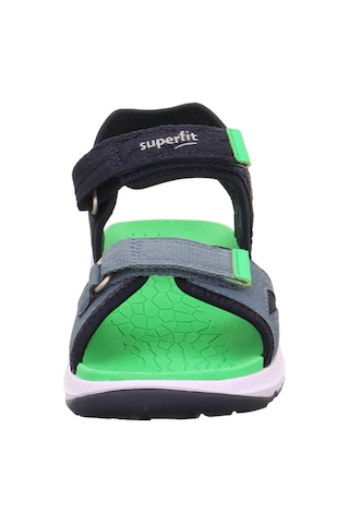 Superfit Criss Cross Çocuk Sandalet - Lacivert Yeşil 000588-8000 Lacivert - Yeşil