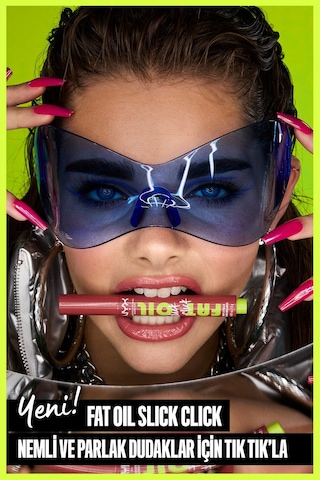 Nyx Fat Oil Slick Click Parlatıcı Nemlendirici Nude Tonlu Dudak 11