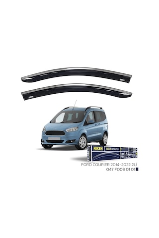 Ford Courier Cam Rüzgarlığı Kromlu 2014+ Sonrası Uyumlu 2'li