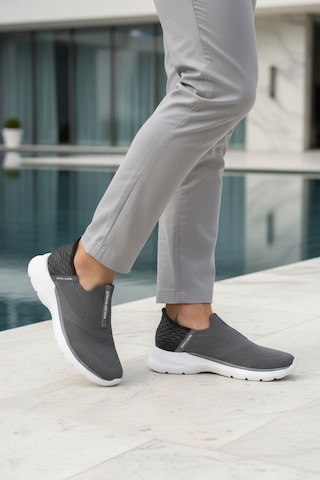 Pierre Cardin Füme Fileli Hafif Esnek Erkek Yürüyüş Ve Spor Ayakkabı Pcı-10050 M Füme