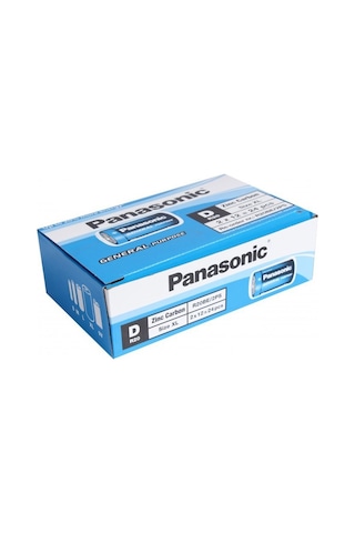 Panasonic R20Be/2Ps General Purpose Çinko Karbon Büyük Boy D Pil 24'lü