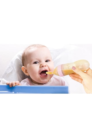 Babyjem Sıkmalı Kaşık Pembe