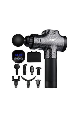 Kraft Hart X3pro Masaj Tabancası Karbon Siyah