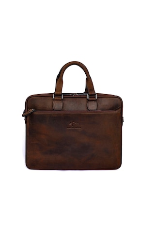 Erkek Laptop & Evrak Çantası Hakiki Dana Deri Crazy Horse Koyu Kahverengi 7763-zk-135489 Siyah