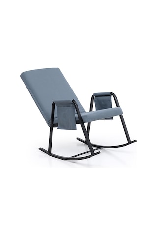 Pafu Oden Outdoor Bahçe Su Geçirmez Fonksiyonel Sallanan Koltuk - Gri-mavi