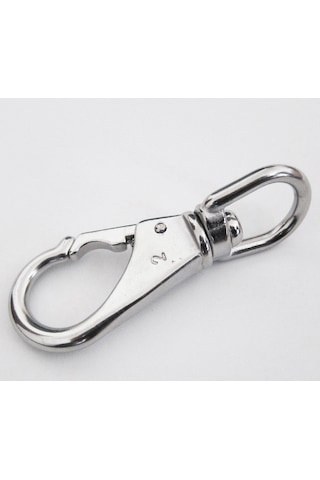 Fırdöndülü Karabina. Paslanmaz Krom. No 2 3/4"