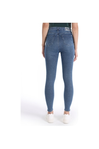 Colins 760 Diana Super Slim Fit Yüksek Bel Dar Paça Mavi Kadın Jean Pantolon Cl1065336 Denim