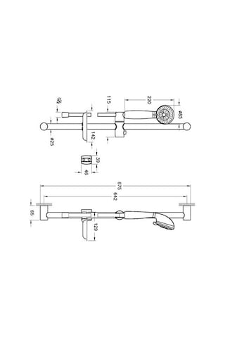 Vitra Artema Artema Compact Sürgülü El Duşu Takımı 3 Fonksiyonlu