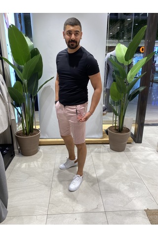 Back Eliesar Elite Pembe Erkek Şort Pembe