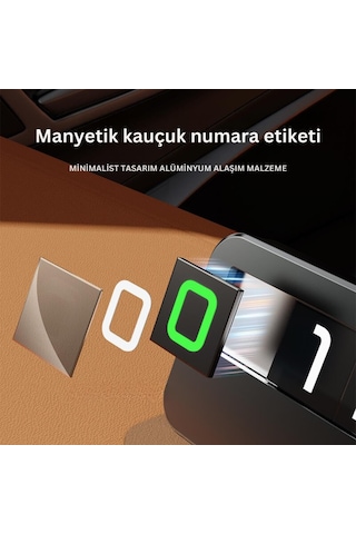 Polham Araç İçi Geçici Park İçin Telefon Numaratörü, Forforlu Açılıp Kapanabilen Premium Numara