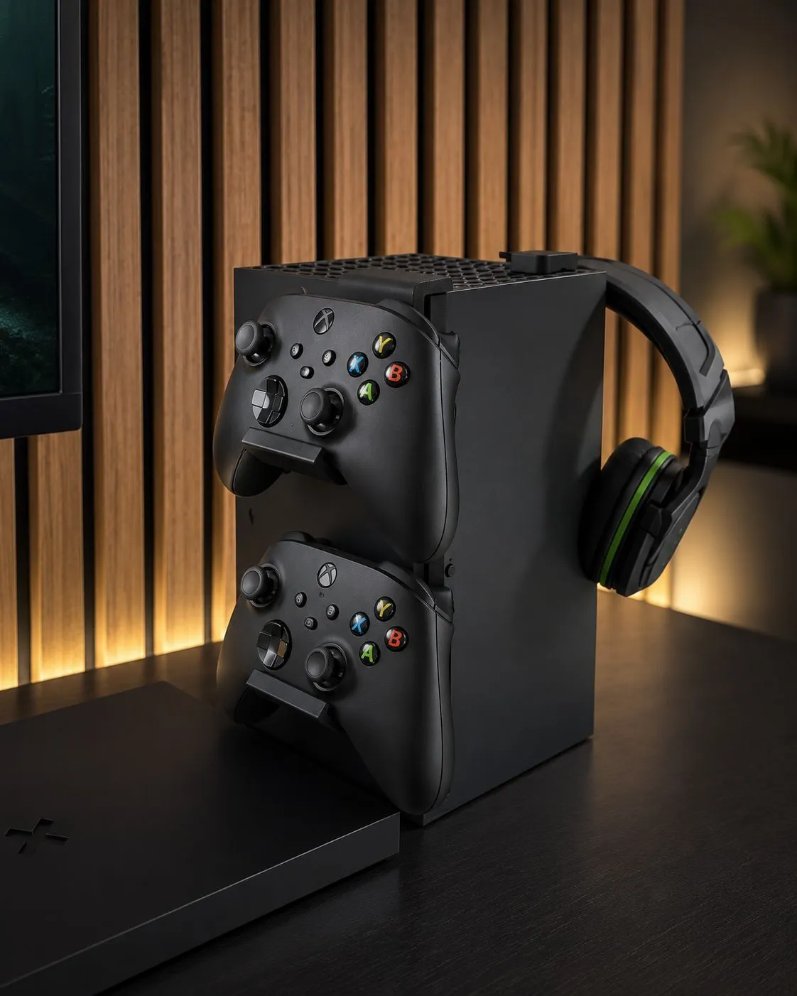 Xbox Series X Uyumlu Konsol Üstü Joystick Standı Çift Kol Tutucu