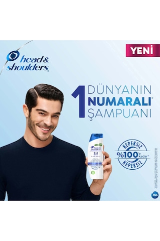 Mentol Ferahlığı 2'si 1 Arada Kepeğe Karşı Etkili Şampuan 250 ml