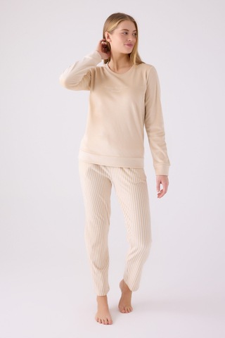 Pierre Cardin Kadın Krem Pijama Takımı Pc8916-s-v2 Krem