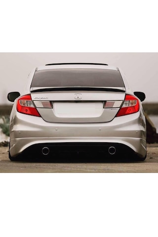 Honda Civic Fb7 2012-2016 Uyumlu Modulo Arka Tampon Eki Plastik
