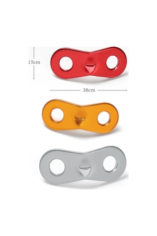 10 Adet Açık Kamp Alüminyum Alaşımlı Dürbün Rüzgar Halatı Toka Gölgelik Çadır Çekme Halatı Durdurma Ayar Parçası Gümüş