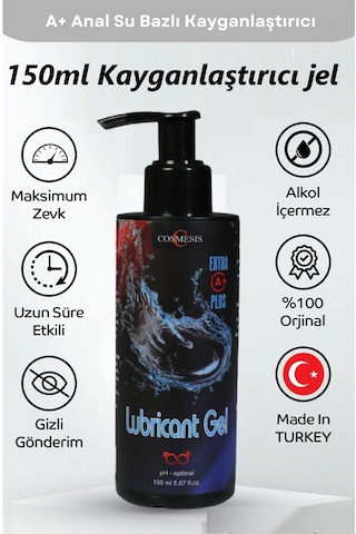 Cosmesis Extra Plus A+ Anal Kayganlaştırıcı Jel 150 ML