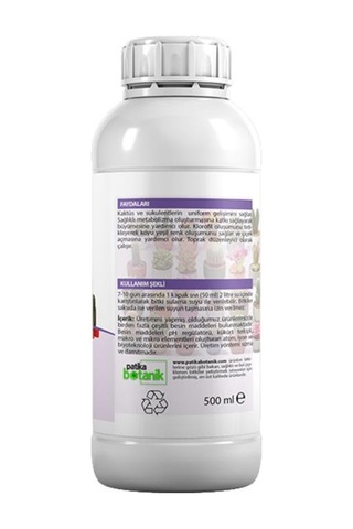 500 Ml Kaktüs Ve Sukulentler İçin Henel Besin - Topraktan