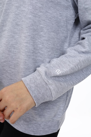Toontoy Kız Çocuk Çelenk Tnty Baskılı Sweatshirt Gri Melanj