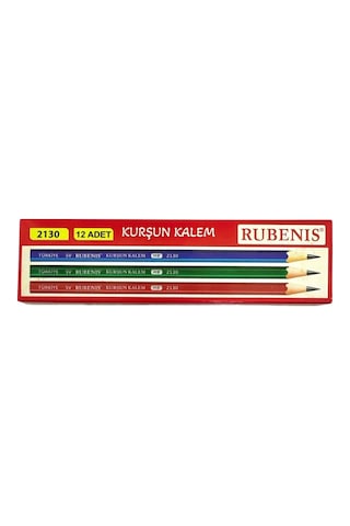 Kurşun Kalem Mercanlı Hb 2130 12 Li Paket Karışık
